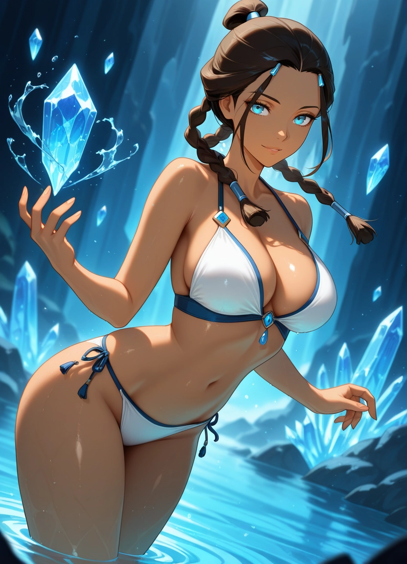 1girl, breasts, swimsuit, solo, bikini, braid · Yamete.gg