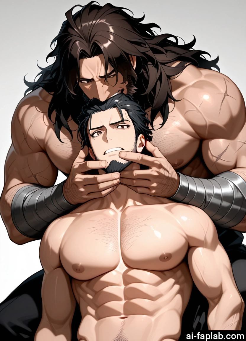 yaoi, bara, multiple boys, muscular, muscular male, pectorals · Yamete.gg