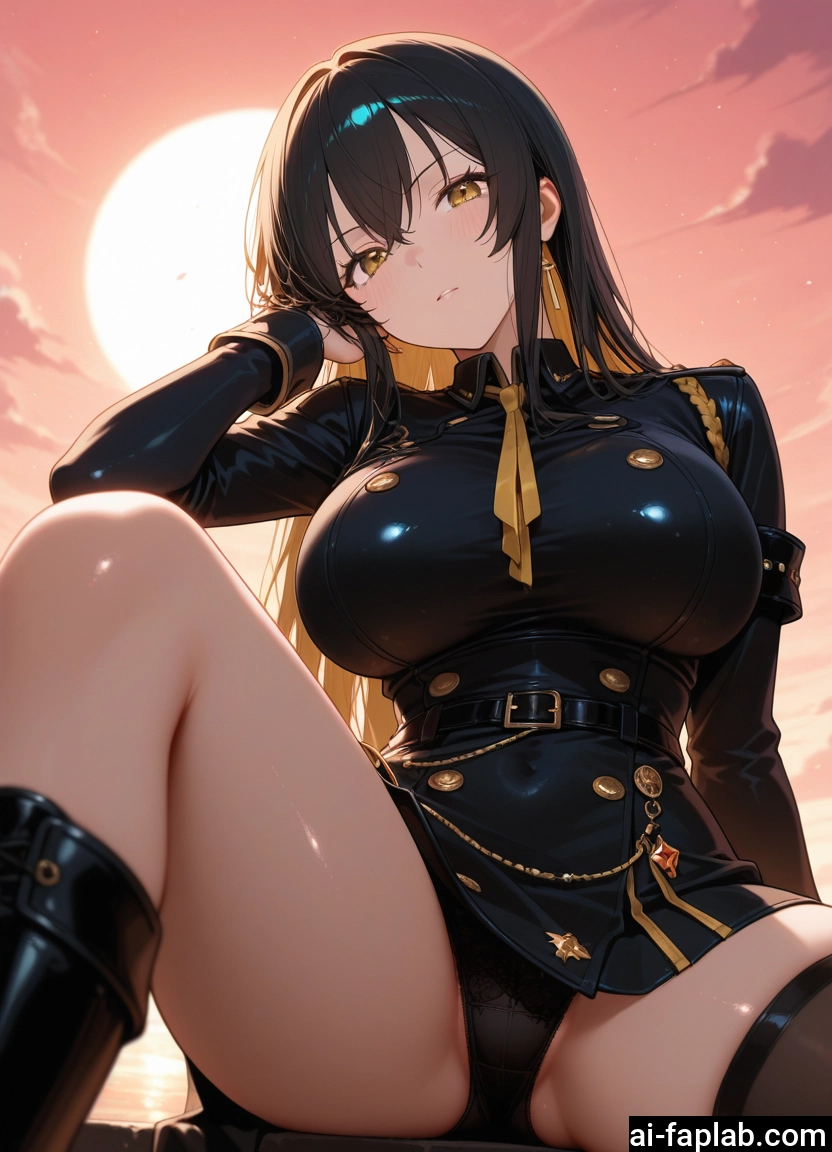 1girl, underwear, breasts, panties, large breasts, solo