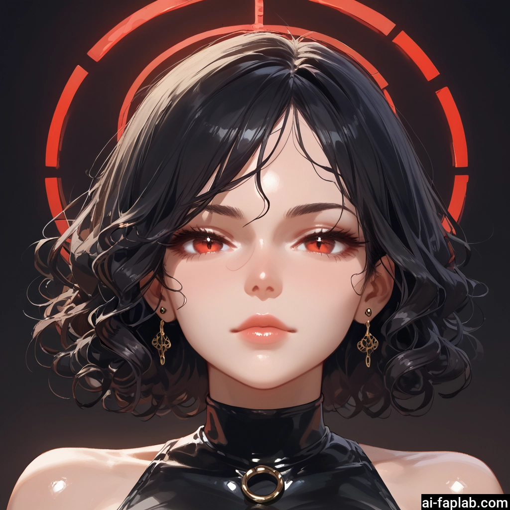 1girl, solo, jewelry, earrings, red eyes, looking at viewer · Yamete.gg
