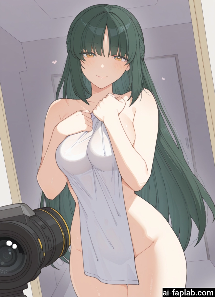 1girl, breasts, long hair, towel, covering, nude cover · Yamete.gg