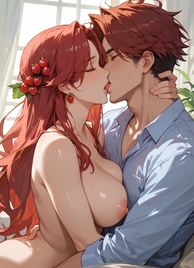 1girl, breasts, 1boy, nipples, hetero, long hair · Yamete.gg