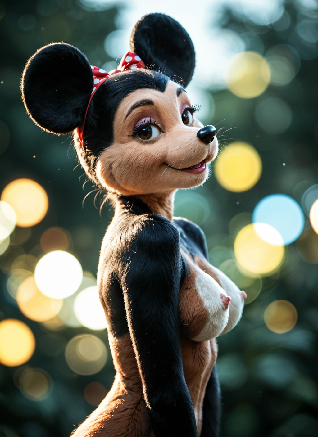 furry, 1girl, solo, breasts, nipples, furry female · Yamete.gg