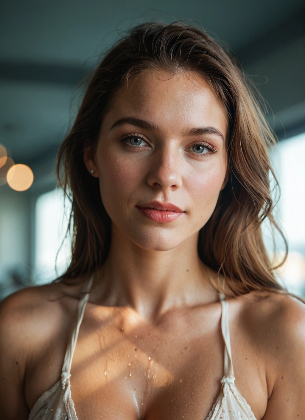 1girl, solo, underwear, looking at viewer, breasts, long hair · Yamete.gg