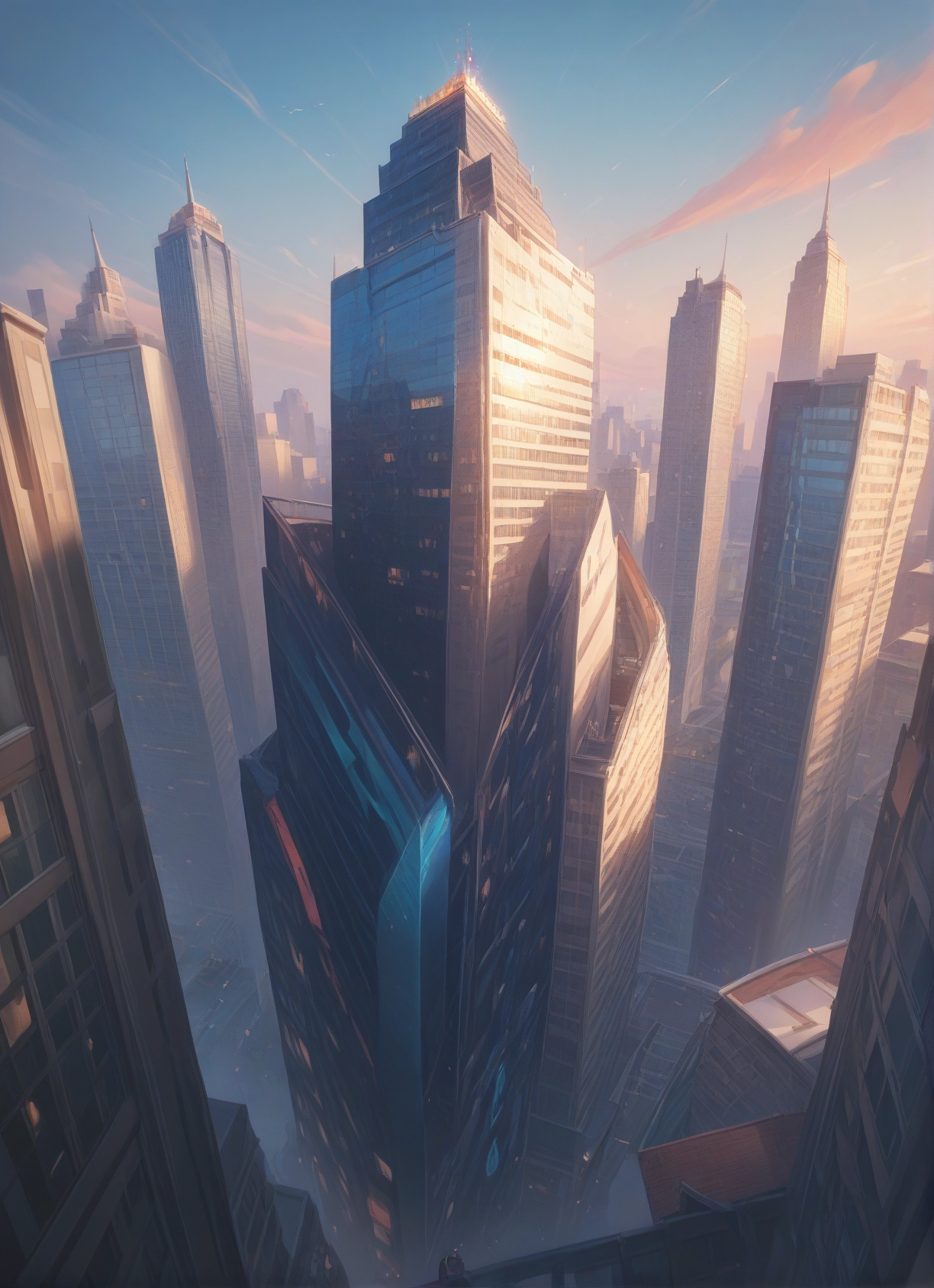 scenery, building, sky, city, cityscape, cloud · Yamete.gg