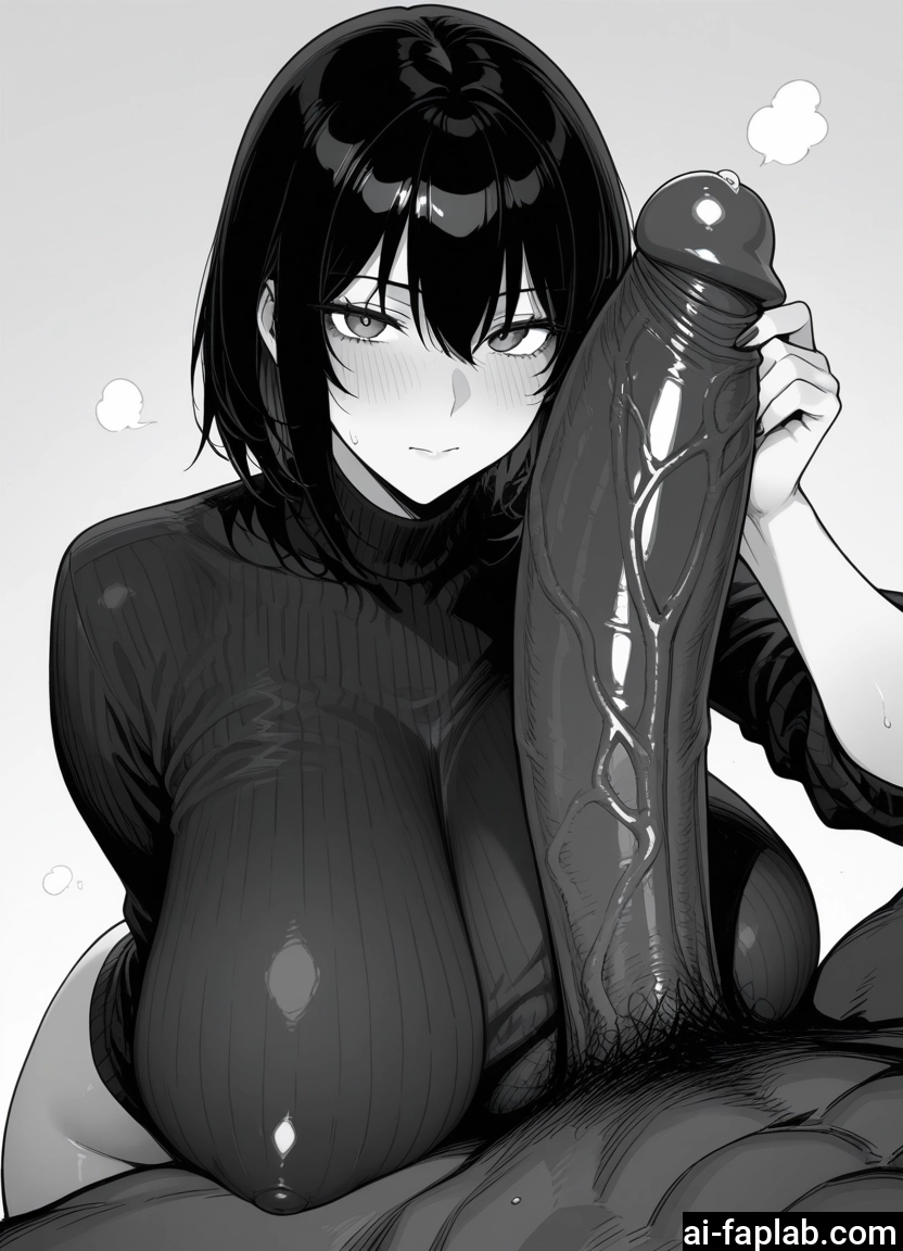 1girl, monochrome, greyscale, penis, breasts, 1boy · Yamete.gg