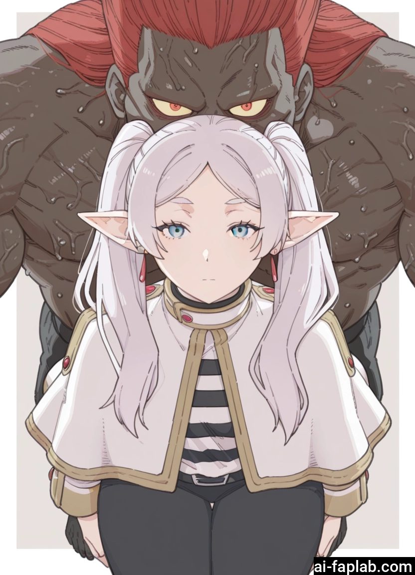 1girl, pointy ears, twintails, 1boy, blue eyes, jewelry · Yamete.gg