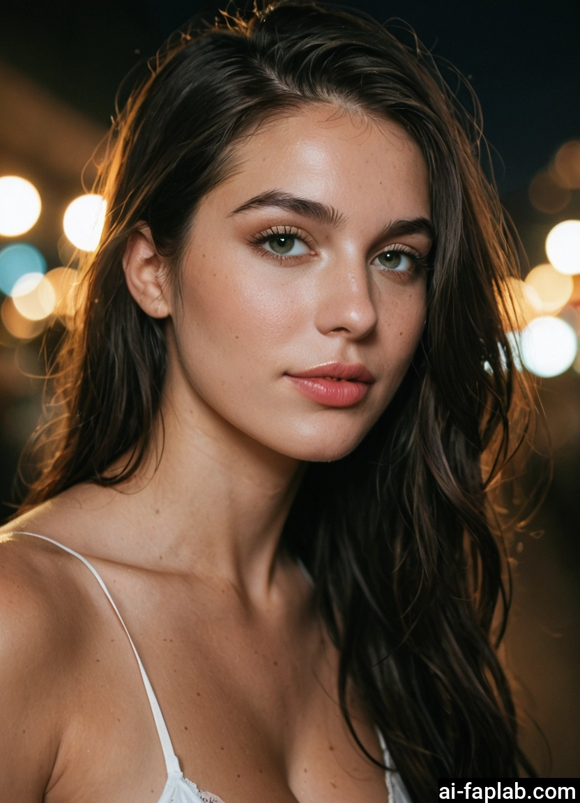 1girl, solo, long hair, looking at viewer, breasts, freckles · Yamete.gg