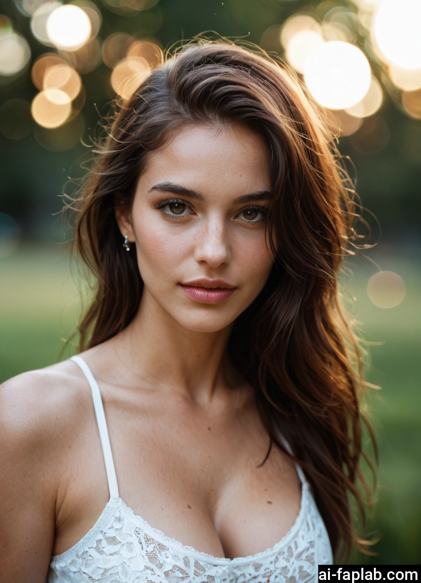 1girl, solo, breasts, cleavage, jewelry, earrings · Yamete.gg
