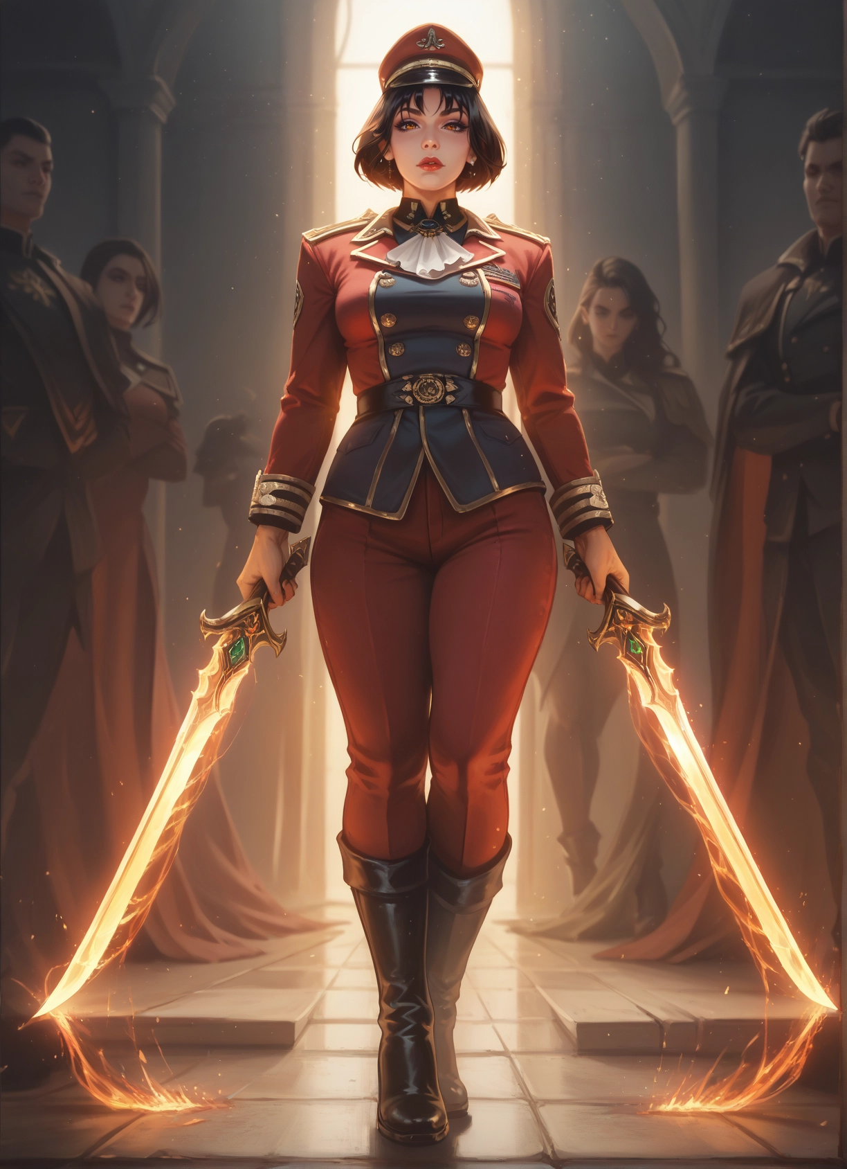 weapon, sword, hat, boots, holding, jewelry · Yamete.gg