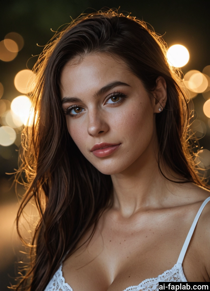 1girl, solo, breasts, long hair, brown eyes, cleavage