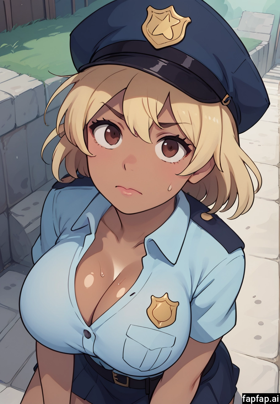 1girl, breasts, solo, shirt, skirt, cleavage · Yamete.gg
