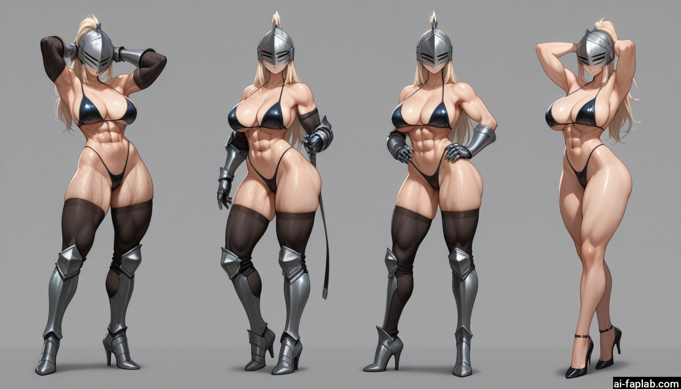 breasts, 1girl, blonde hair, abs, swimsuit, helmet