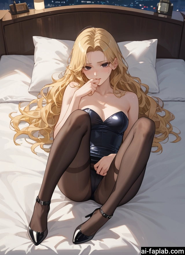 1girl, pantyhose, breasts, long hair, blonde hair, high heels · Yamete.gg