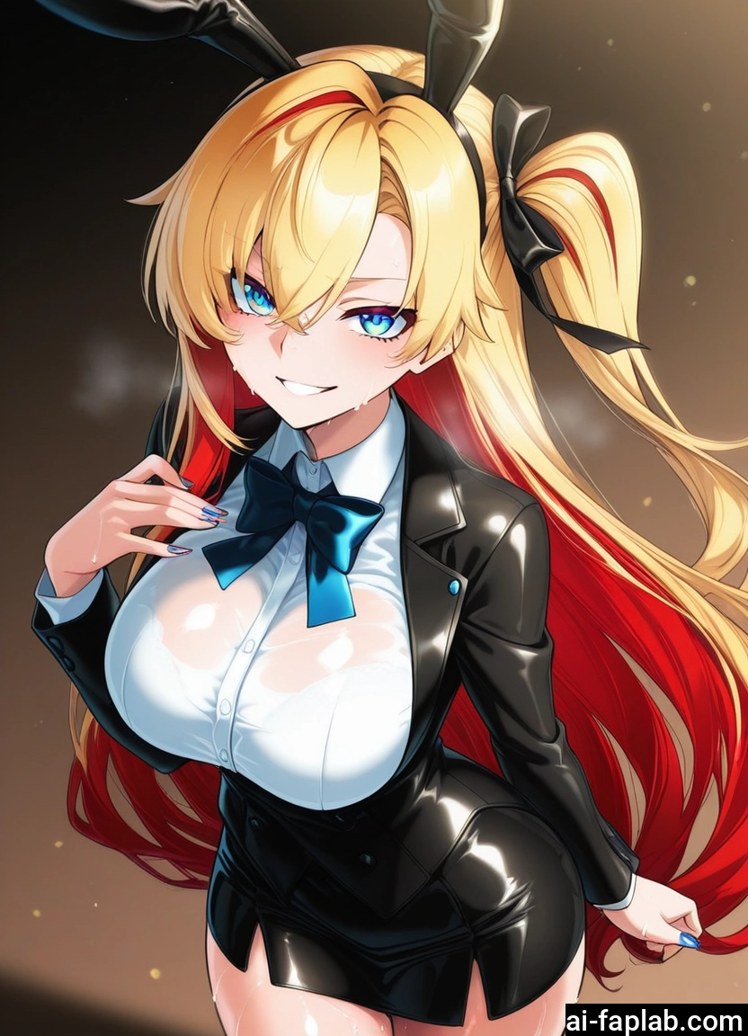 1girl, breasts, animal ears, blonde hair, rabbit ears, large breasts · Yamete.gg