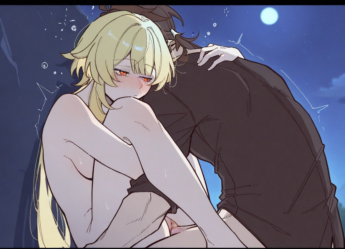 1girl, 1boy, hetero, blonde hair, sex, blush · Yamete.gg