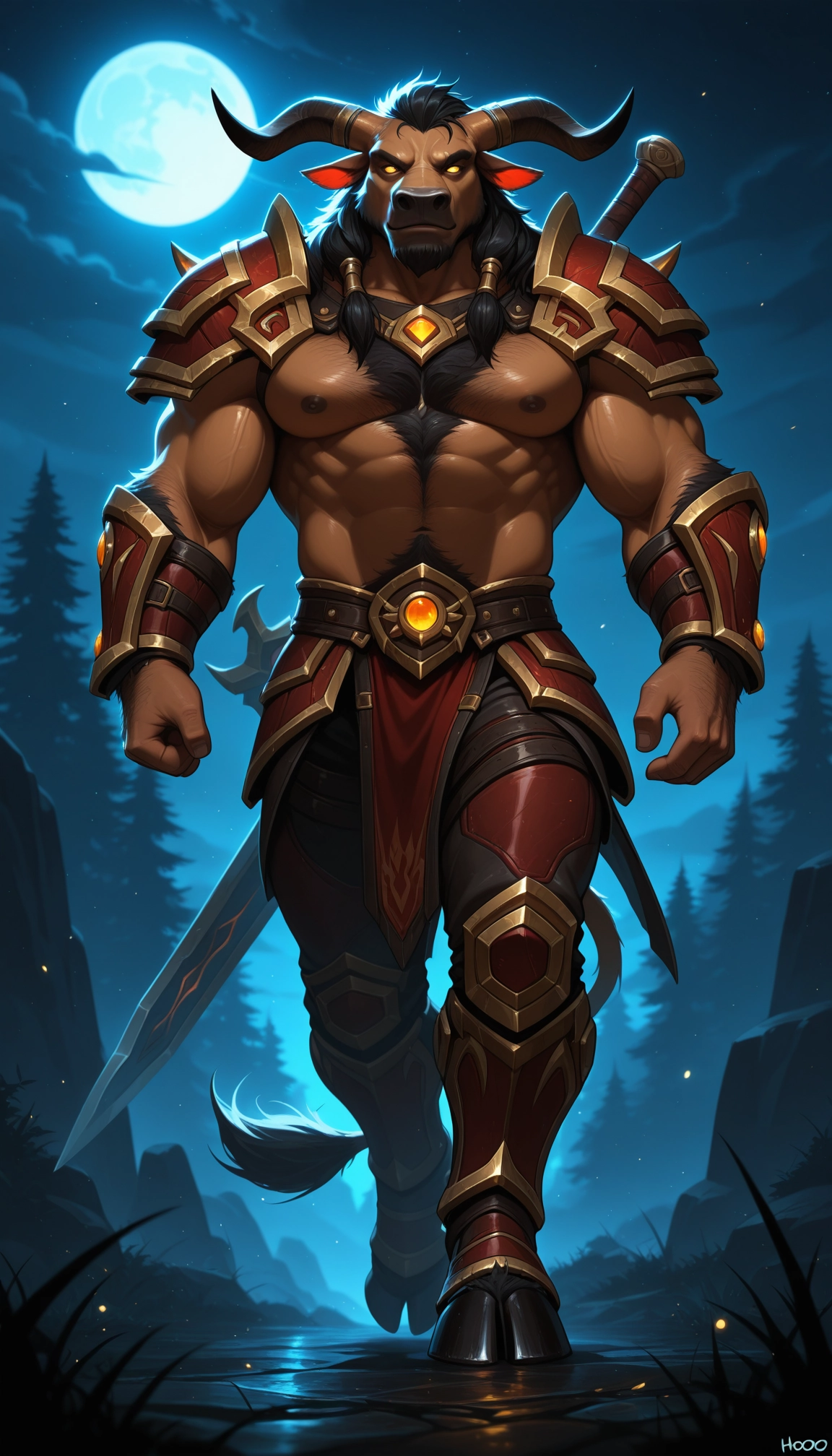 bara, furry, muscular, 1boy, muscular male, pectorals · Yamete.gg