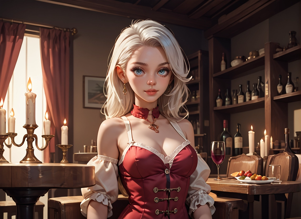 1girl, breasts, solo, jewelry, earrings, blue eyes · Yamete.gg
