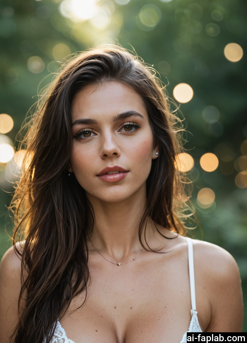1girl, solo, jewelry, breasts, long hair, brown eyes · Yamete.gg