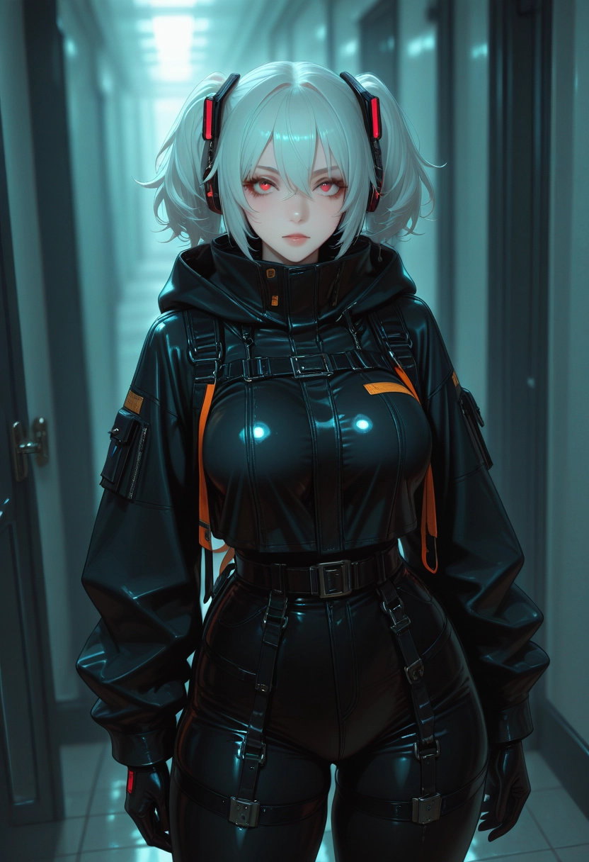 1girl, solo, breasts, gloves, large breasts, red eyes · Yamete.gg
