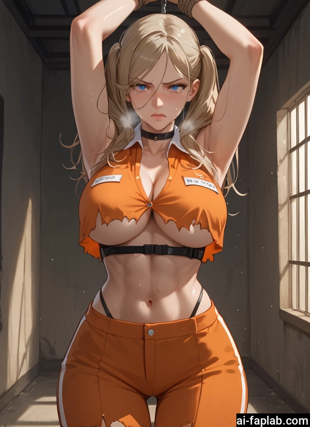 breasts, 1girl, blue eyes, blonde hair, navel, large breasts · Yamete.gg