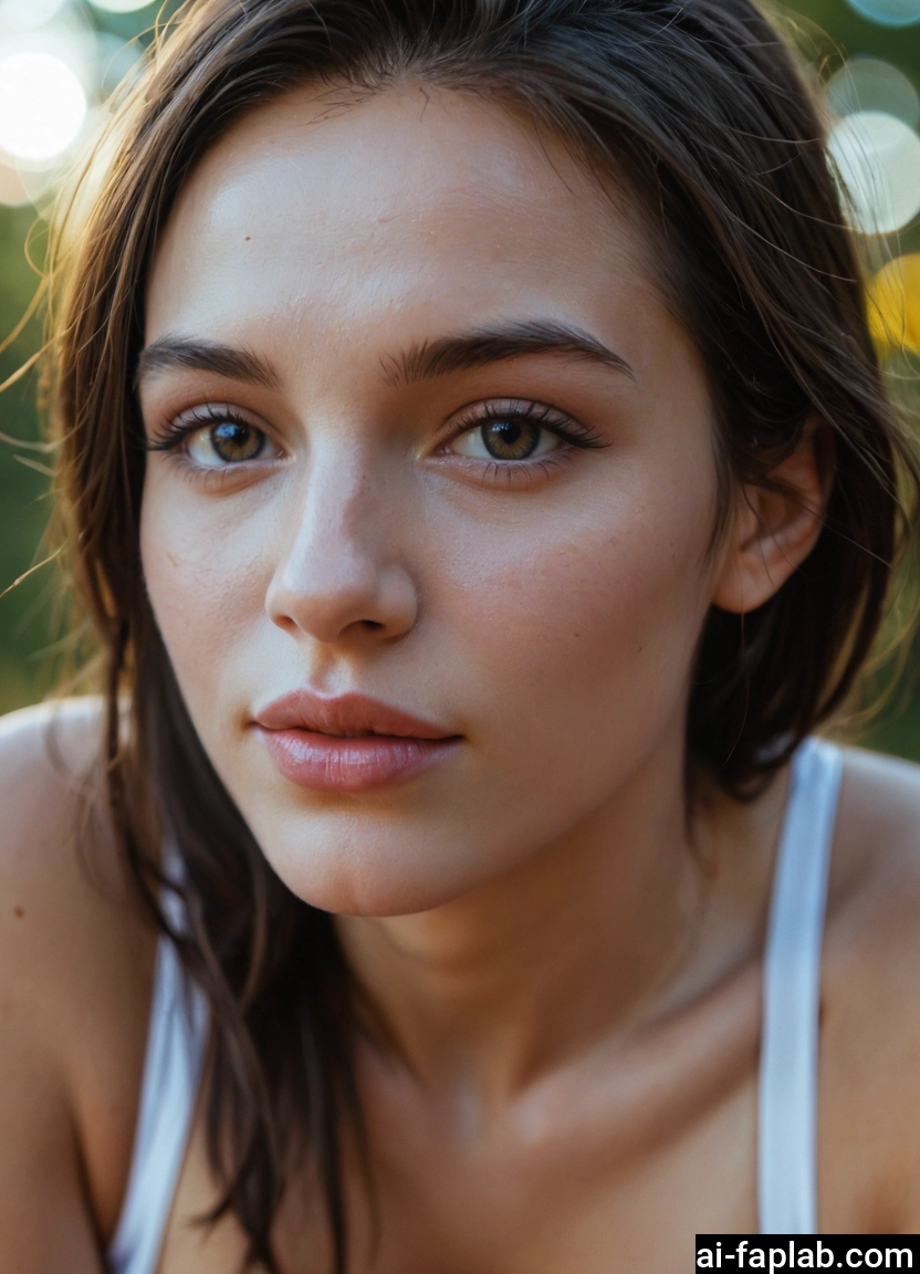 1girl, solo, looking at viewer, brown eyes, brown hair, realistic