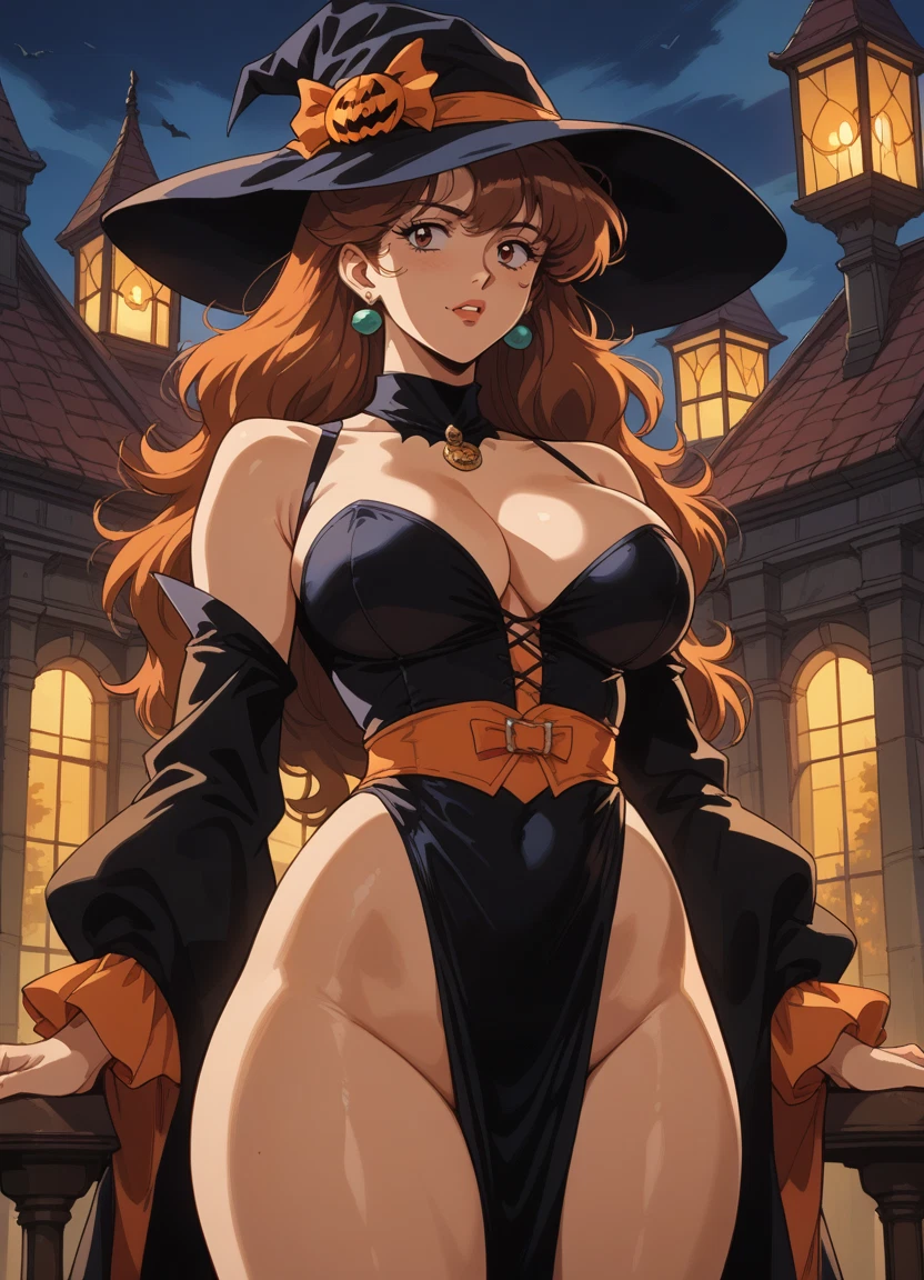 1girl, breasts, hat, solo, witch hat, large breasts · Yamete.gg