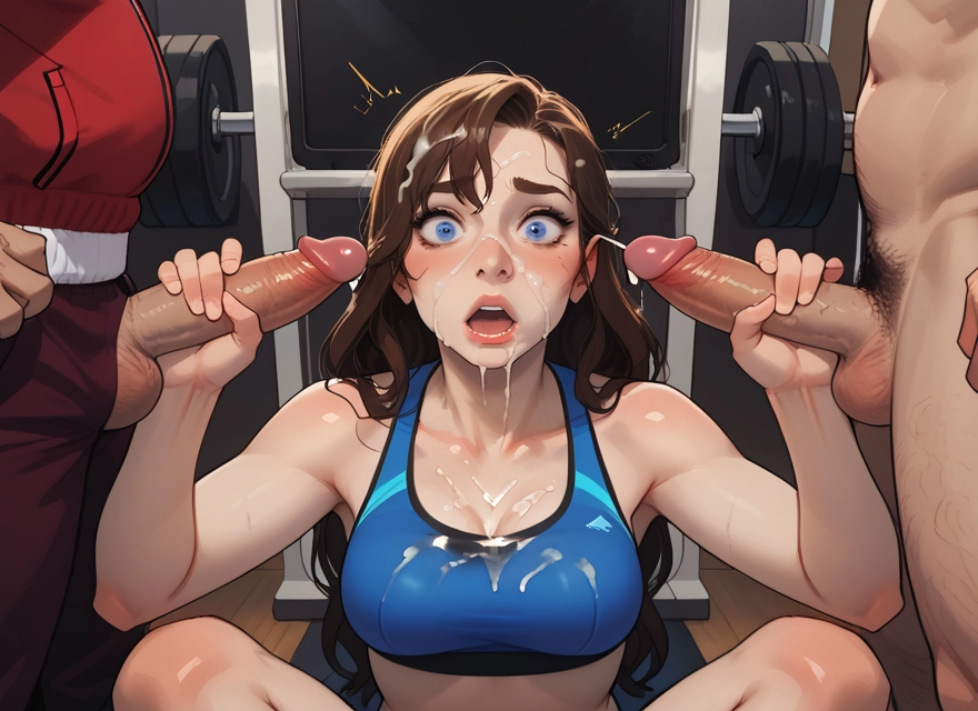 penis, cum, 1girl, breasts, blue eyes, hetero · Yamete.gg