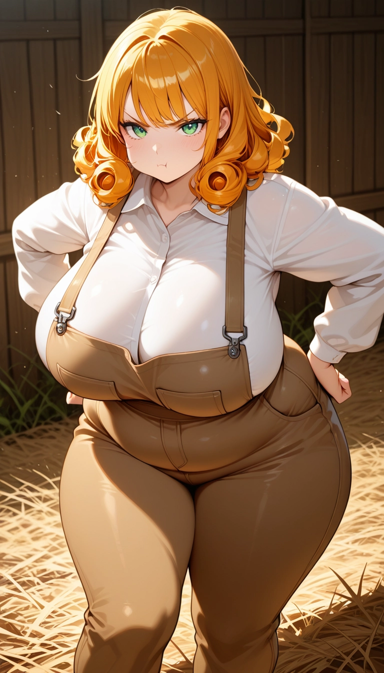 1girl, breasts, solo, pout, shirt, looking at viewer · Yamete.gg