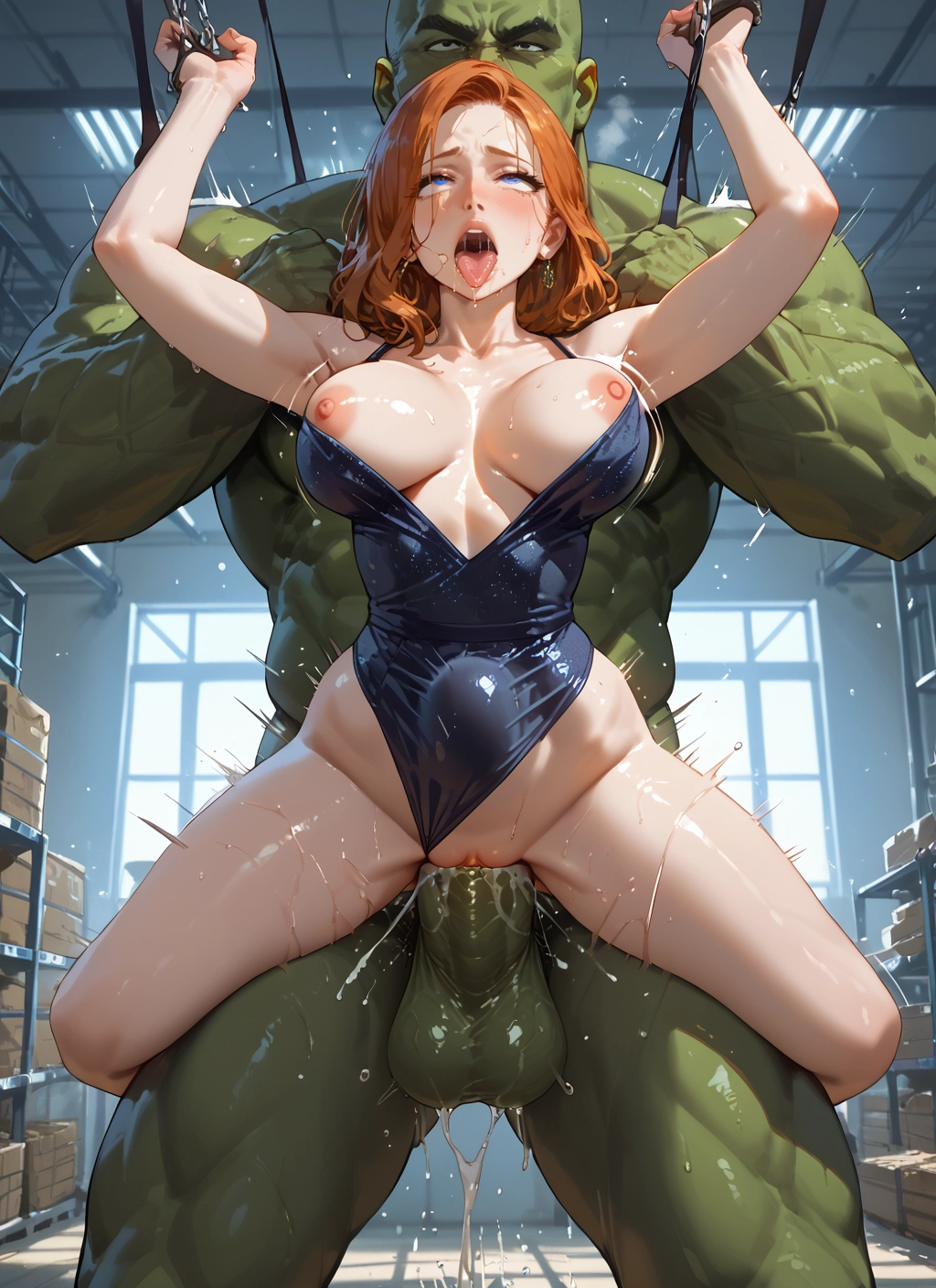 1girl, breasts, 1boy, sex, hetero, nipples · Yamete.gg