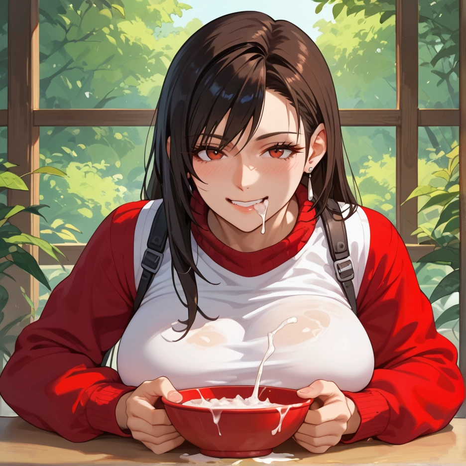 1girl, breasts, jewelry, large breasts, earrings, looking at viewer · Yamete.gg