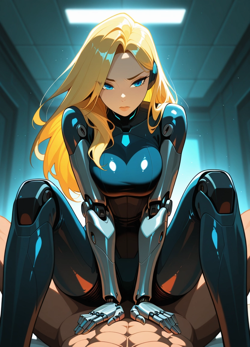 1girl, blonde hair, long hair, blue eyes, breasts, 1boy · Yamete.gg
