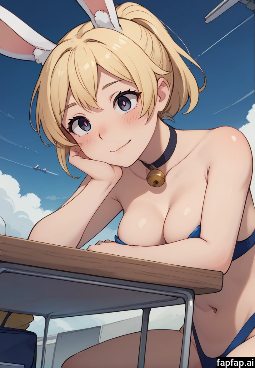 1girl, breasts, animal ears, blonde hair, solo, bikini · Yamete.gg