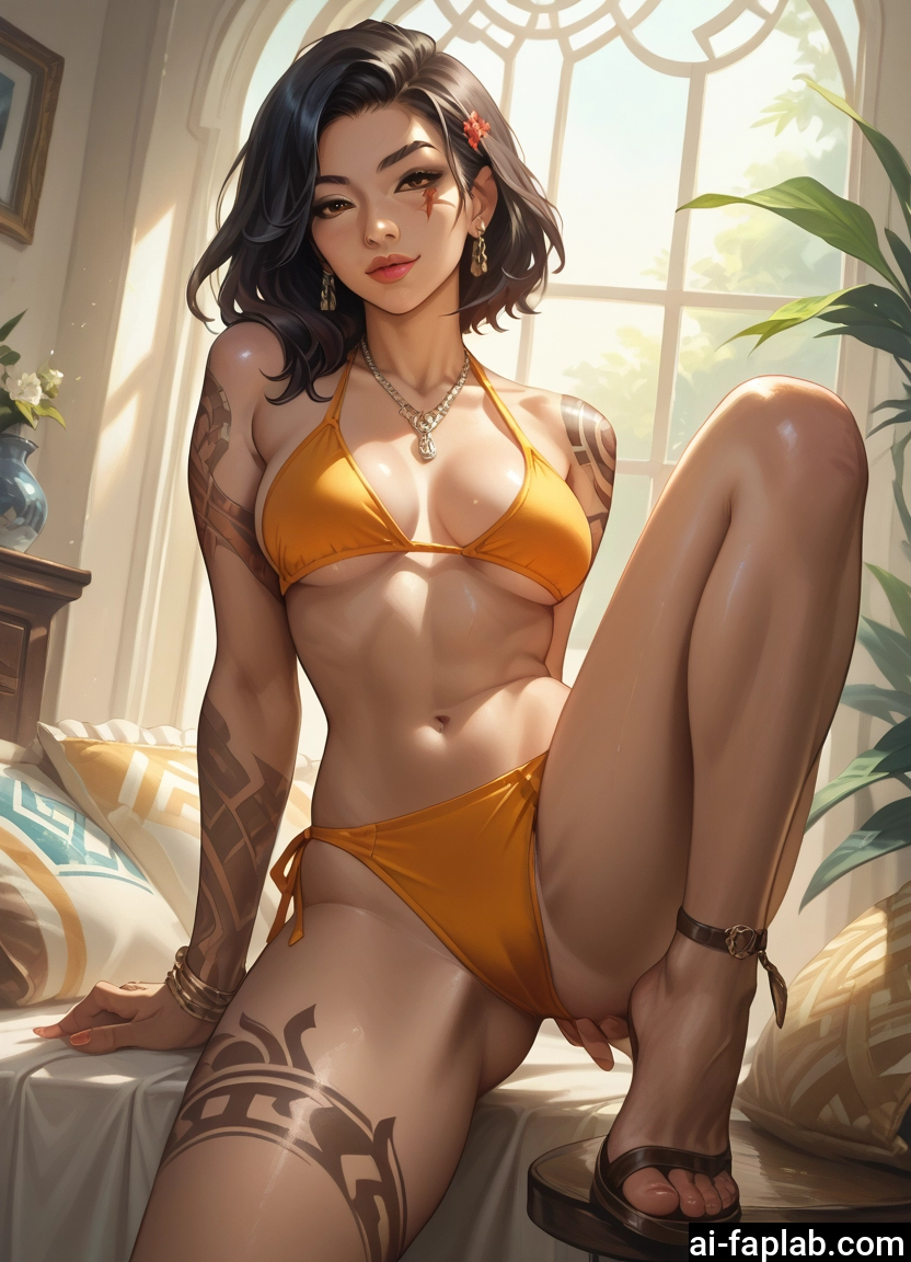 1girl, swimsuit, bikini, breasts, jewelry, earrings · Yamete.gg