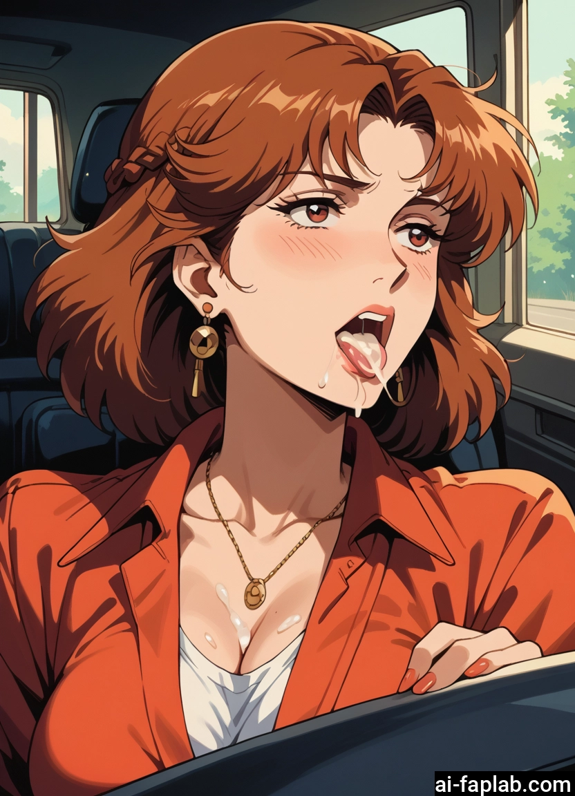 1girl, breasts, jewelry, cum, earrings, cum in mouth · Yamete.gg