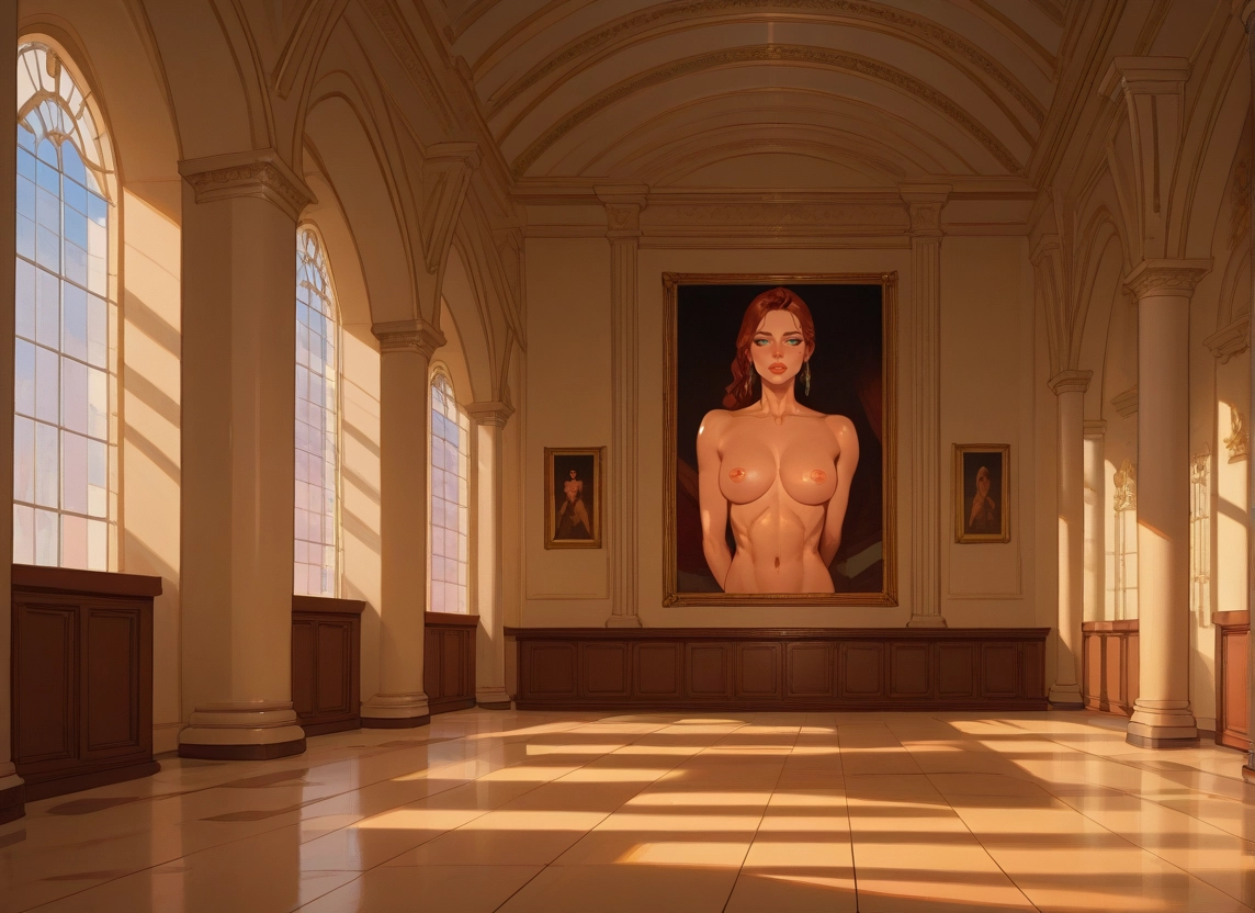1girl, nipples, breasts, solo, nude, navel · Yamete.gg