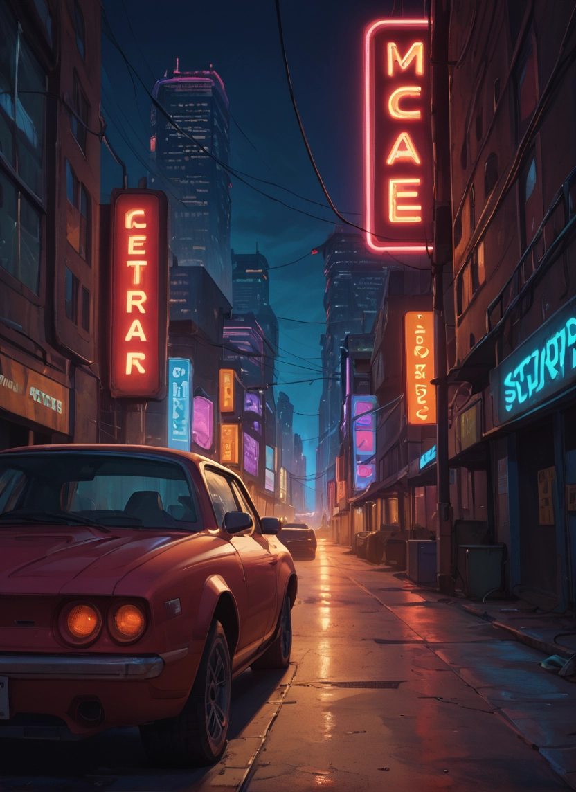 car, motor vehicle, ground vehicle, night, vehicle focus, outdoors · Yamete.gg
