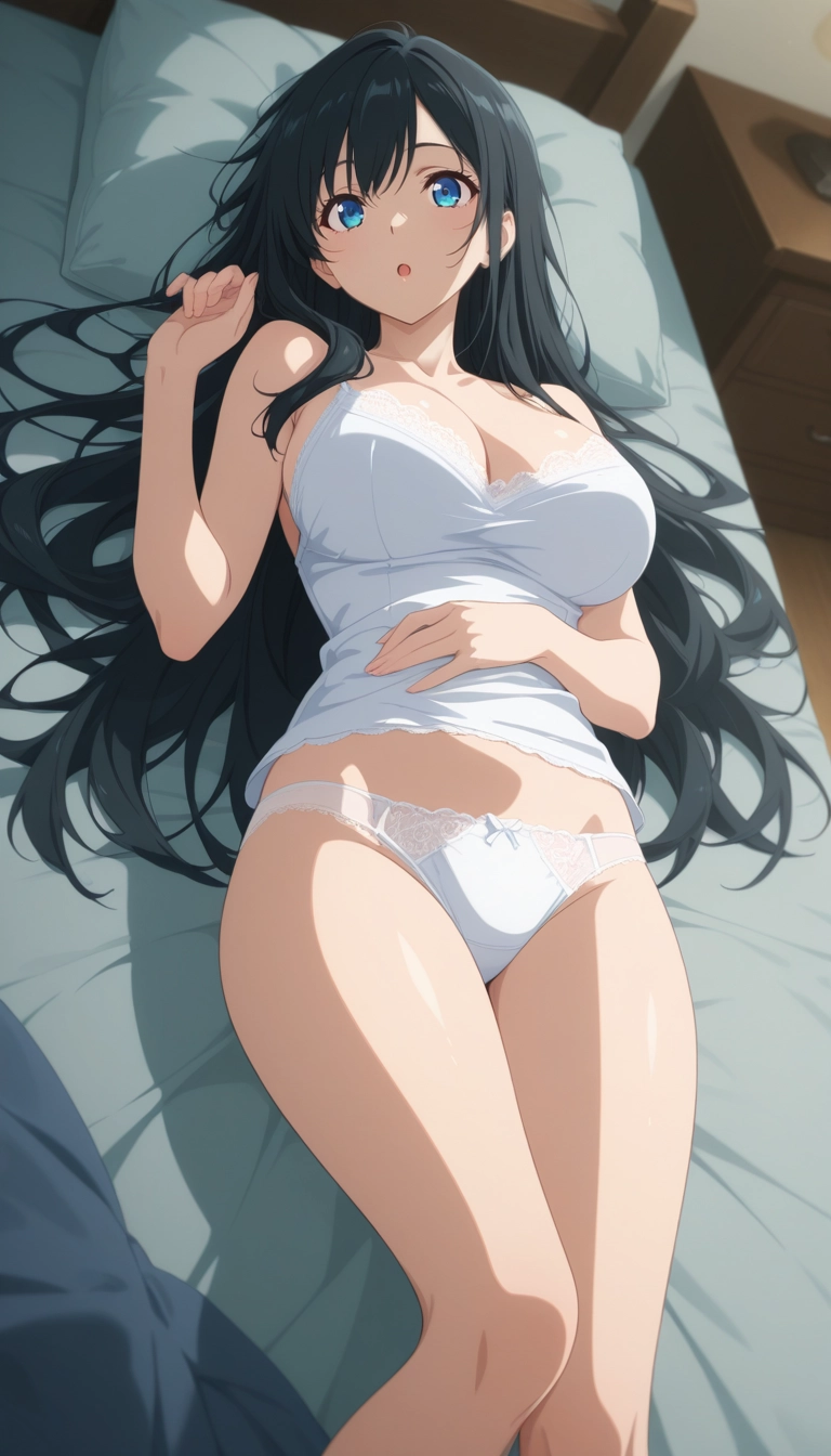 1girl, breasts, solo, underwear, panties, large breasts · Yamete.gg