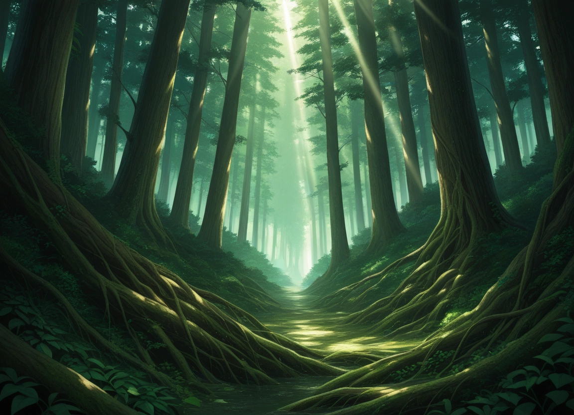 nature, forest, no humans, scenery, sunlight, tree · Yamete.gg