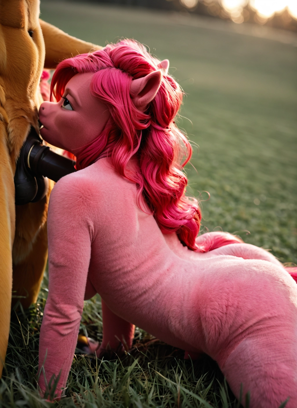 furry, 1girl, hetero, penis, oral, 1boy · Yamete.gg