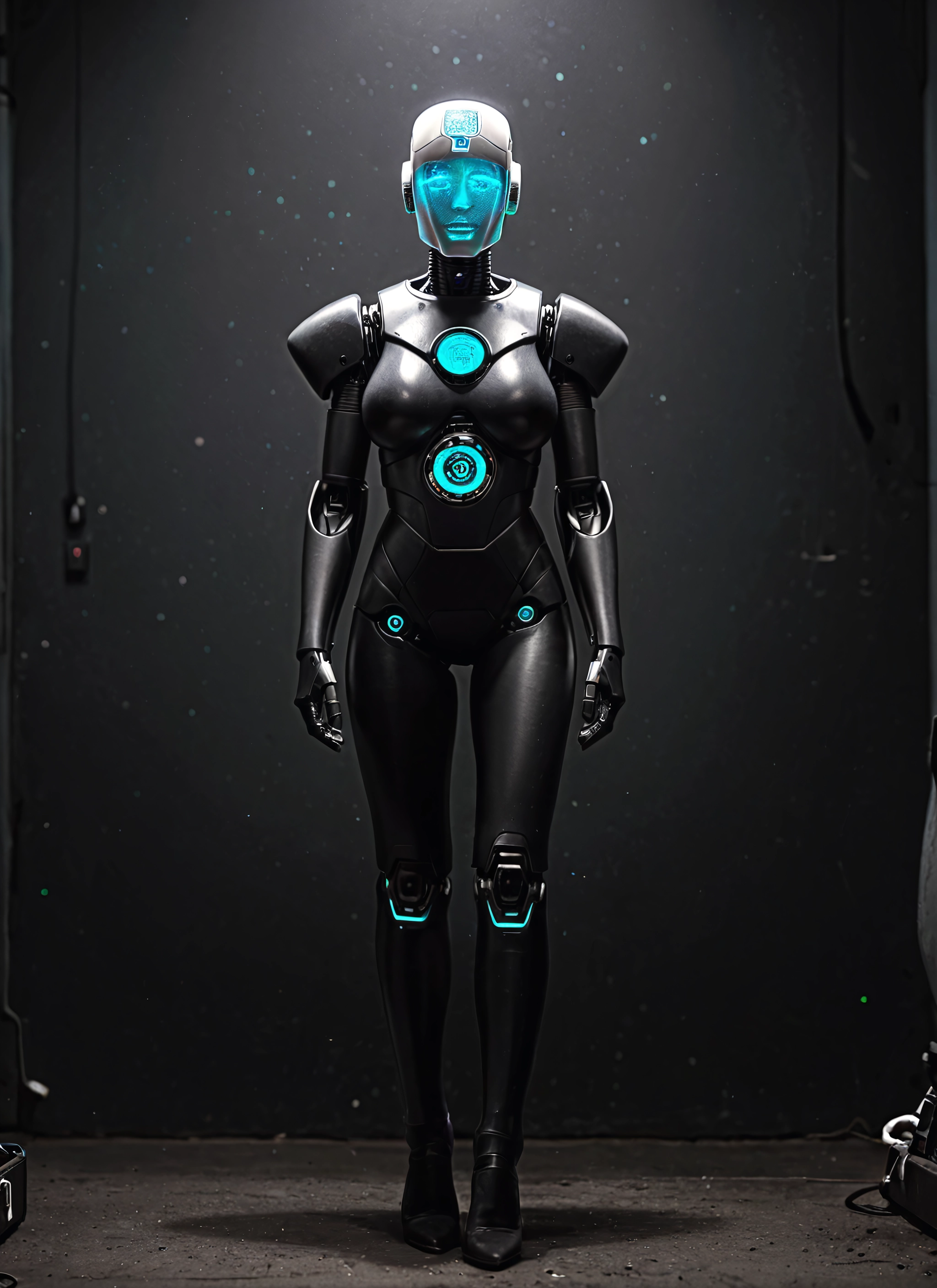 1girl, solo, breasts, science fiction, glowing, bodysuit · Yamete.gg
