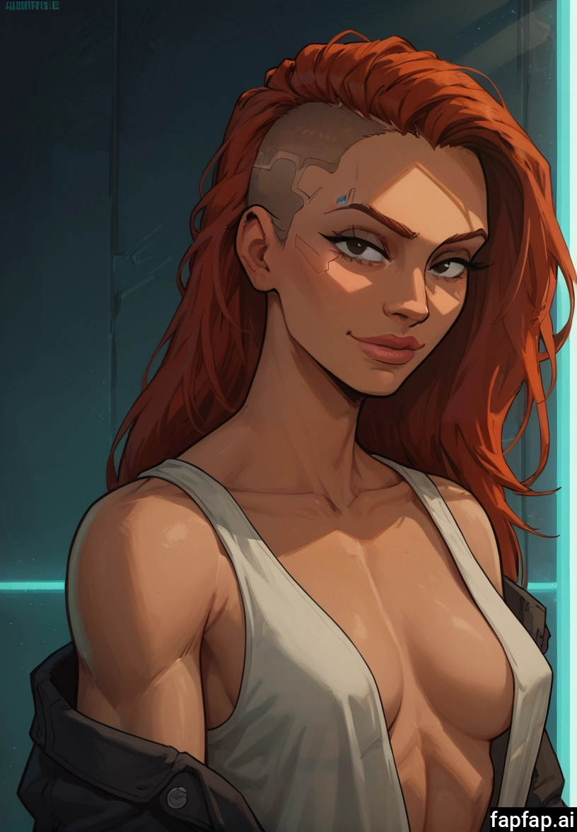 1girl, breasts, solo, long hair, looking at viewer, tank top · Yamete.gg