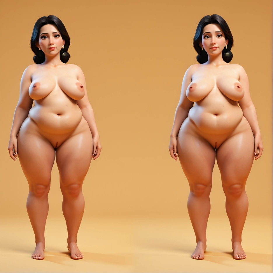 1girl, breasts, nipples, plump, nude, navel · Yamete.gg