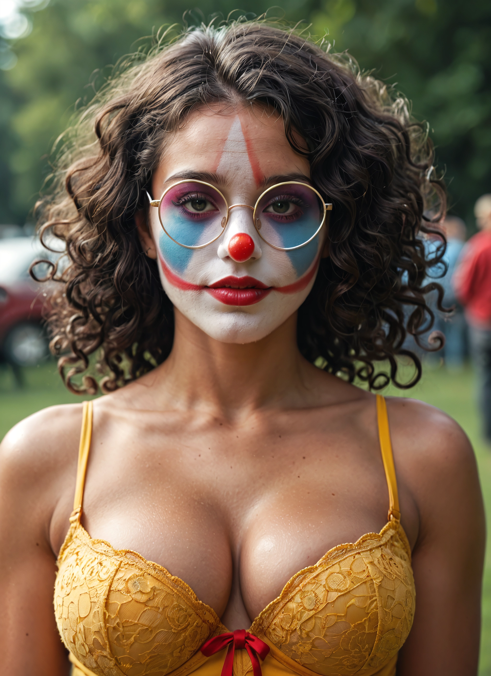 breasts, 1girl, cleavage, solo, looking at viewer, underwear · Yamete.gg