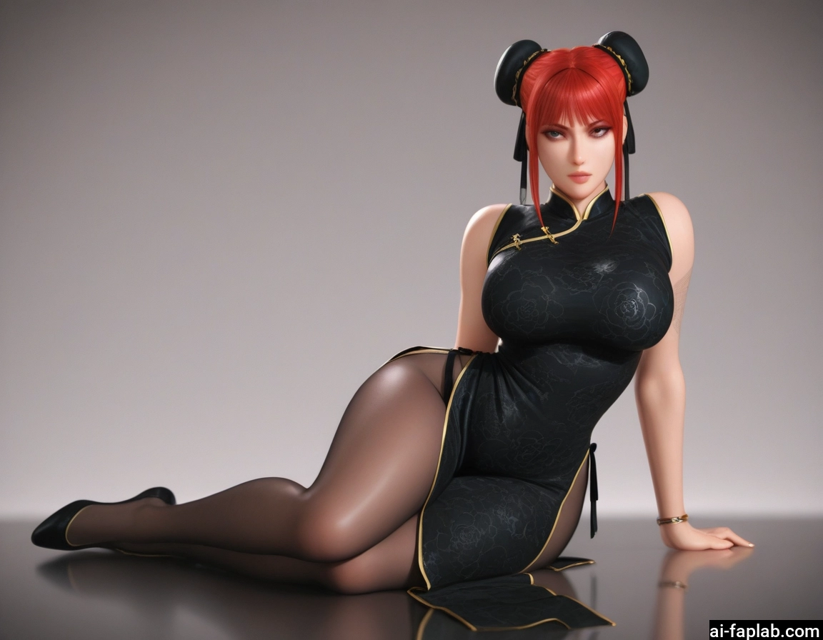 1girl, chinese clothes, dress, breasts, china dress, solo · Yamete.gg