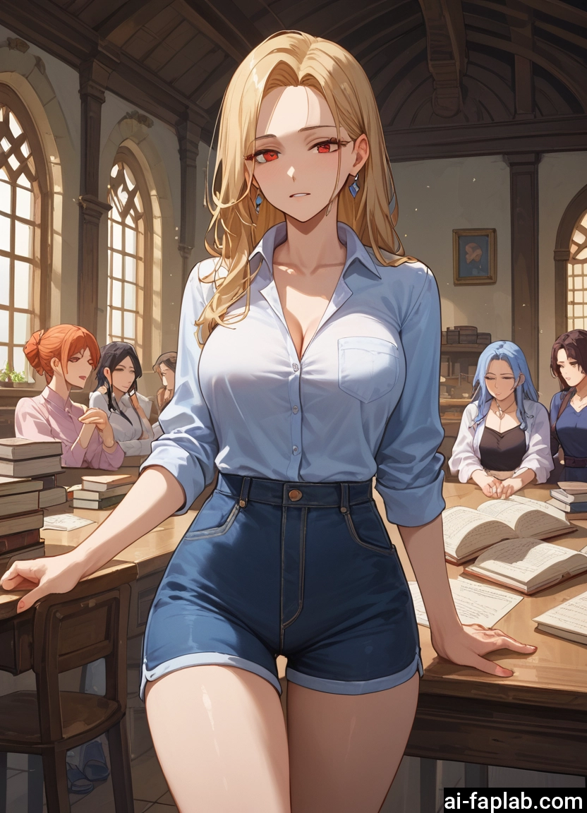multiple girls, breasts, jewelry, earrings, book, cleavage