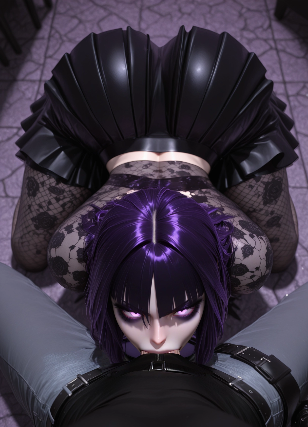 1girl, oral, penis, fellatio, hetero, skirt · Yamete.gg