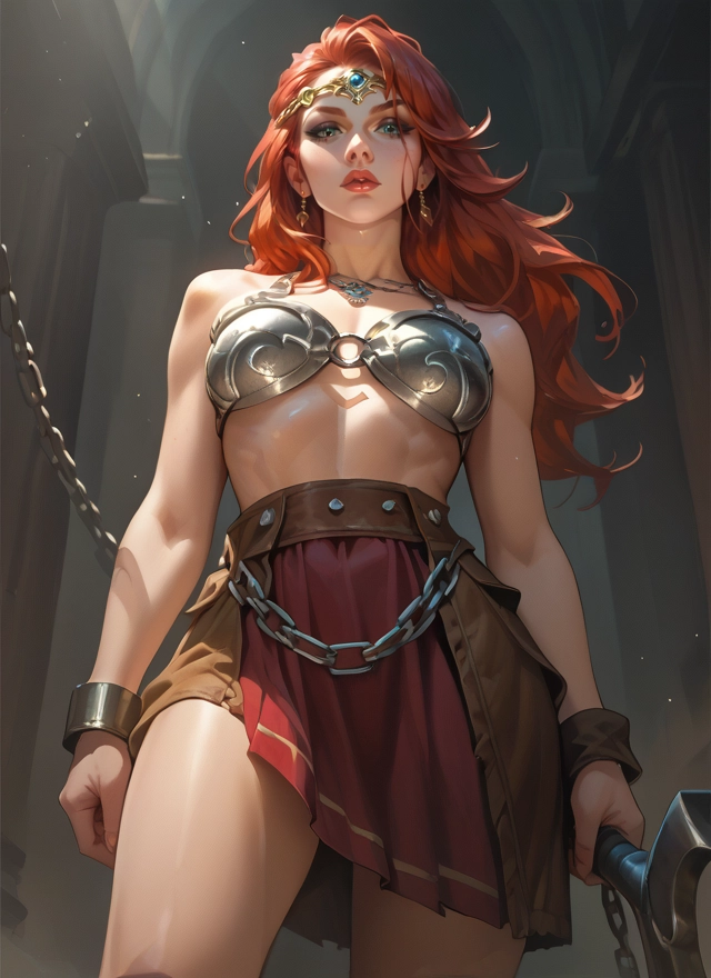 1girl, jewelry, solo, long hair, earrings, armor · Yamete.gg