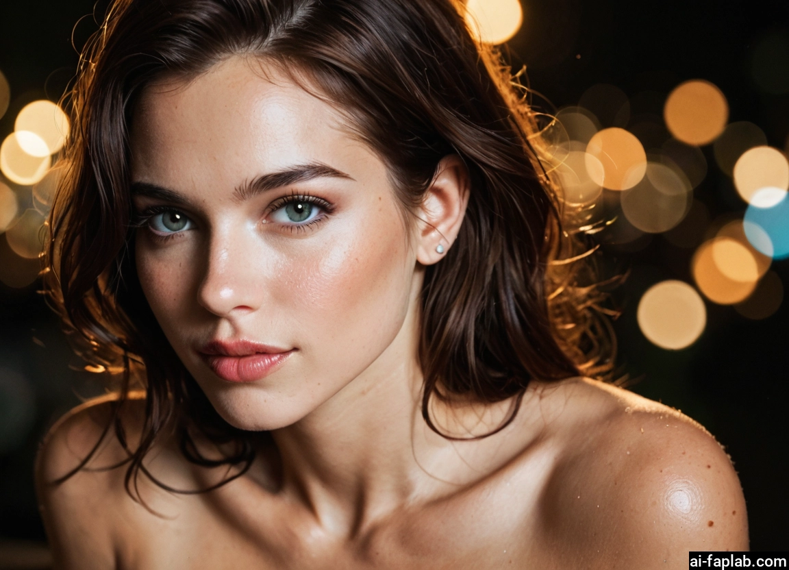 1girl, solo, looking at viewer, brown hair, jewelry, earrings · Yamete.gg