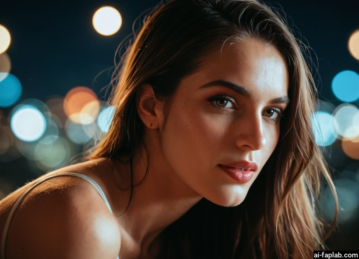 1girl, solo, looking at viewer, long hair, lips, brown eyes